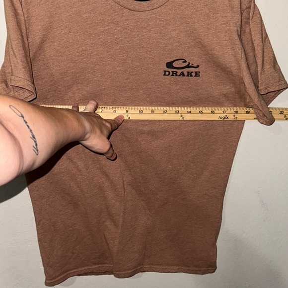 Drake Waterfowl Systems Men's Brown Size Medium T-Shirt - Picture 7 of 10